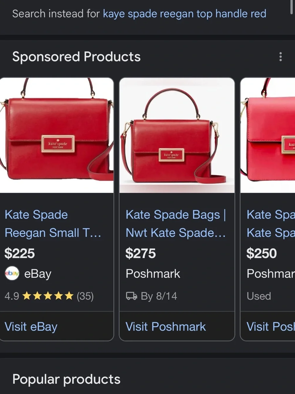 kate spade compact structured